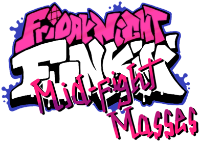 Friday Night Funkin’: Mid-Fight Masses - Clear Logo Image