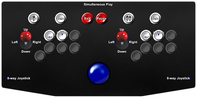 Rod-Land - Arcade - Controls Information Image