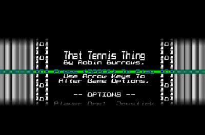 That Tennis Thing - Screenshot - Game Title Image