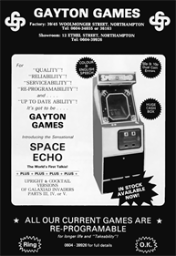 Space Echo - Advertisement Flyer - Front Image