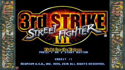 Street Fighter III: 3rd Strike - Screenshot - Game Title Image