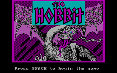 The Hobbit: A Software Adventure - Screenshot - Game Title Image