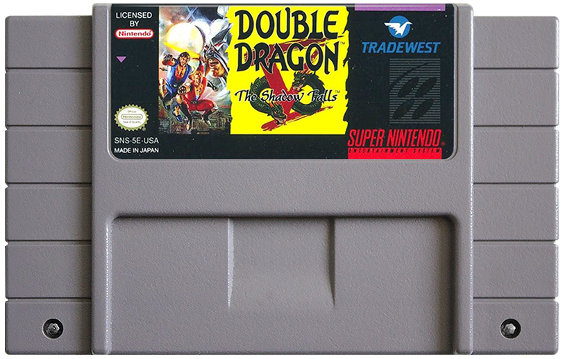 Super Nintendo SNES Double Dragon The Shadow Falls ! Working ! US