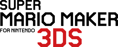 Super Mario Maker for Nintendo 3DS - Clear Logo Image