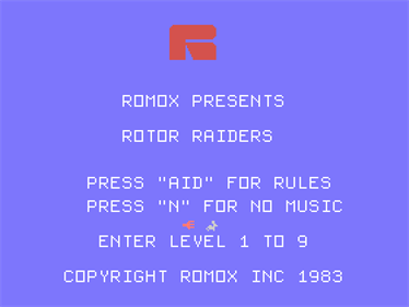 Rotor Raiders - Screenshot - Game Title Image