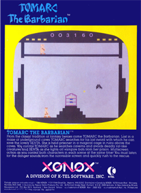 Tomarc the Barbarian - Box - Back Image