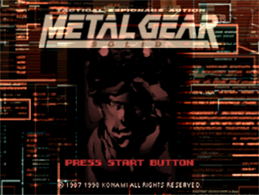 Metal Gear Solid - Screenshot - Game Title Image