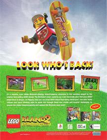 LEGO Island 2: The Brickster's Revenge - Advertisement Flyer - Front Image