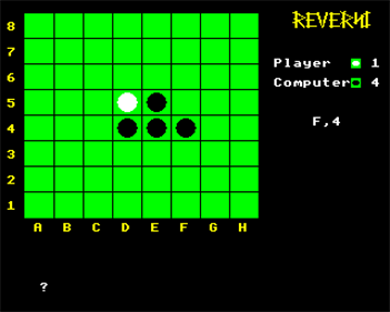 Reversi (Micro Power) - Screenshot - Gameplay Image