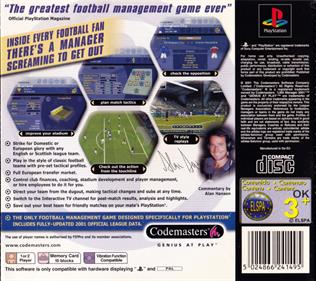 LMA Manager 2001 - Box - Back Image