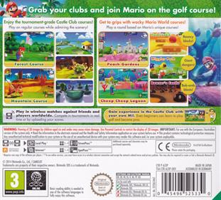 Mario Golf: World Tour - Box - Back Image