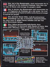 Switchblade - Box - Back Image