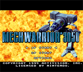 MechWarrior 3050 - Screenshot - Game Title Image
