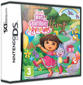 Dora the Explorer: Dora's Big Birthday Adventure - Box - 3D Image