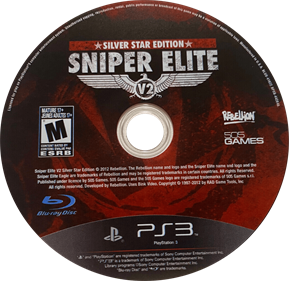 Sniper Elite V2: Silver Star Edition - Disc Image