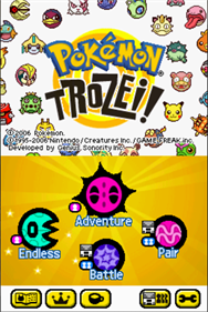 Pokémon Trozei! - Screenshot - Game Title Image