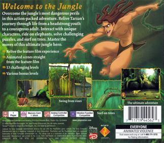 Tarzan - Box - Back Image