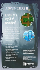Adventure II XE - Box - Back Image