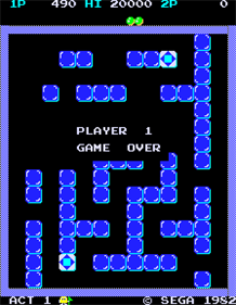 Pengo - Screenshot - Game Over Image