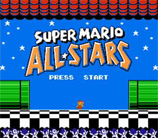 Super Mario All-Stars NES - Screenshot - Game Title Image