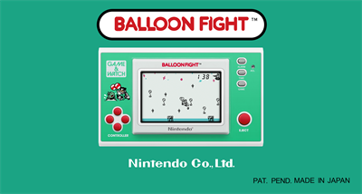 Balloon Fight (New Wide Screen) - Box - Back - Reconstructed Image