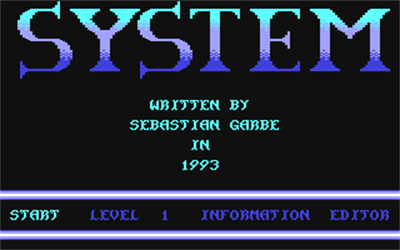 System - Screenshot - Game Title Image