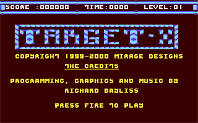 Target-X (1999) - Screenshot - Game Title Image
