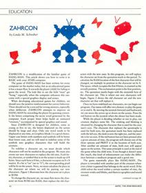 Zahrcon - Advertisement Flyer - Front Image