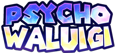 Psycho Waluigi - Clear Logo Image