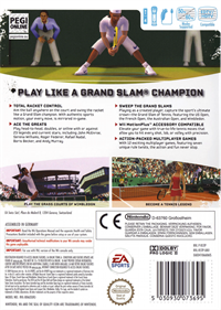 Grand Slam Tennis - Box - Back Image