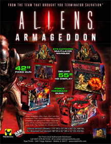 Aliens: Armageddon - Advertisement Flyer - Front Image