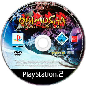 Onimusha: Dawn of Dreams - Disc Image