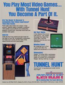 Tunnel Hunt - Advertisement Flyer - Back Image