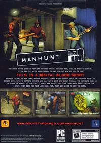 Manhunt - Box - Back Image