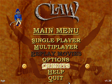 Claw - Screenshot - Game Select Image