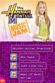 Hannah Montana: Music Jam - Screenshot - Game Title Image