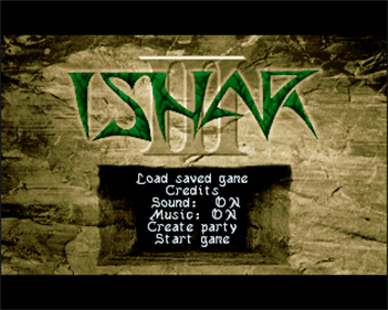 Ishar 3: The Seven Gates of Infinity - Screenshot - Game Select Image