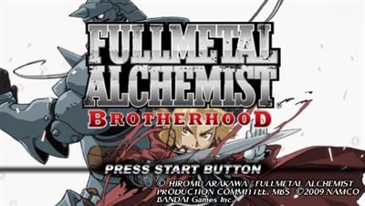 Fullmetal Alchemist: Brotherhood - Screenshot - Game Title Image