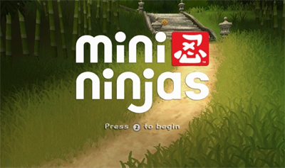 Mini Ninjas - Screenshot - Game Title Image