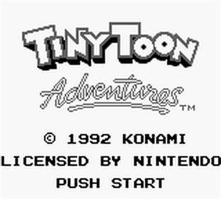 Tiny Toon Adventures: Babs' Big Break - Screenshot - Game Title Image