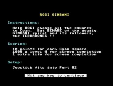 Rogi Ginbani - Screenshot - Game Title Image