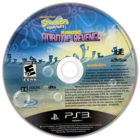 SpongeBob SquarePants: Plankton's Robotic Revenge - Disc Image