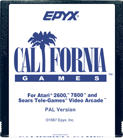 California Games - Cart - Front Image