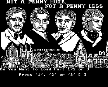 Jeffrey Archer: Not a Penny More, Not a Penny Less: The Computer Game - Screenshot - Game Title Image