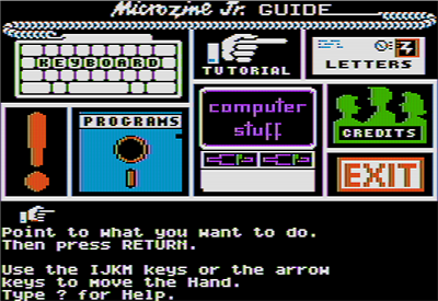 Microzine Jr 01 - Screenshot - Game Select Image
