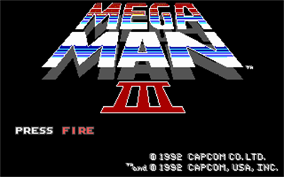 Mega Man 3 - Screenshot - Game Title Image