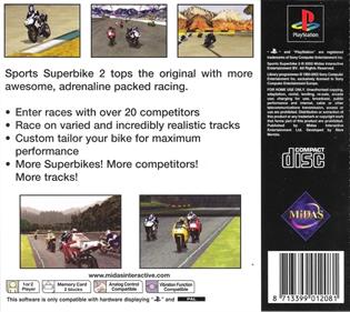 Sports Superbike 2 - Box - Back Image