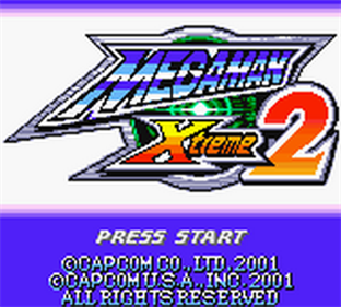 Mega Man Xtreme 2 - Screenshot - Game Title Image