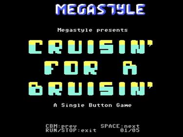 Cruisin' For A Bruisin' - Screenshot - Game Title Image