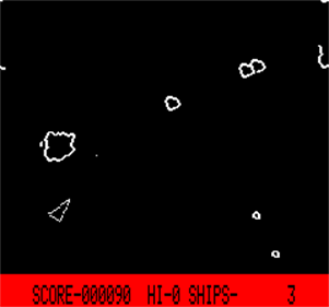Asteroids (Arctic Computing) - Screenshot - Gameplay Image